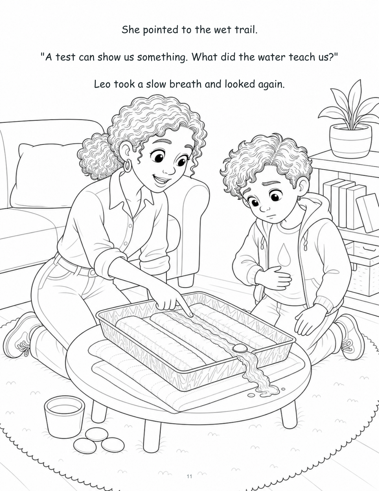 Leo and the River That Found a New Way — Digital Story-Color Book