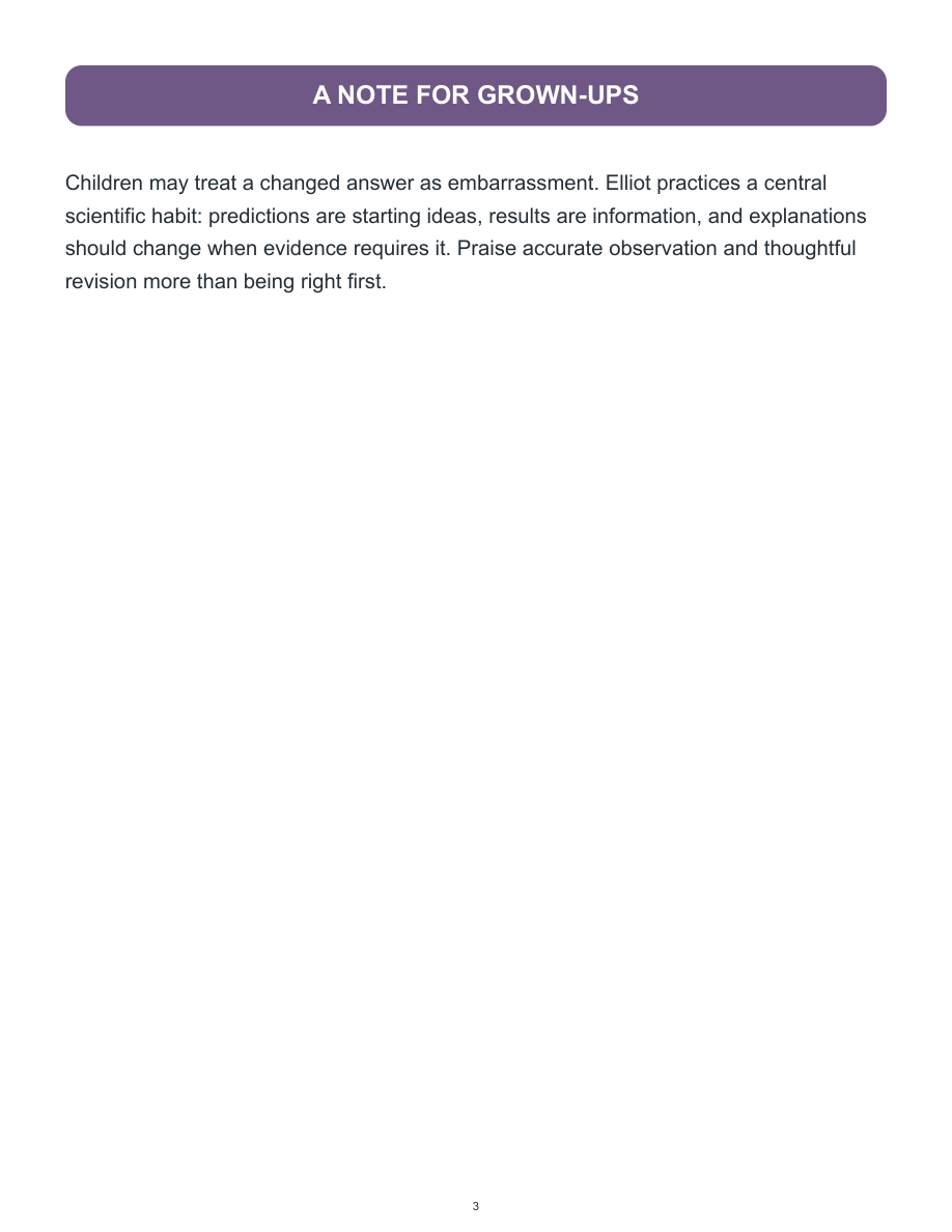 Elliot and the Invisible Air Lab - Digital Story-Color Book