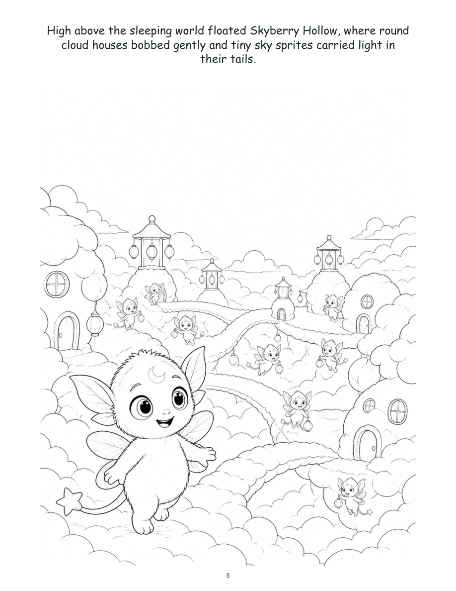 Lumi and the Rainbow Inside the Light - Digital Story-Color Book