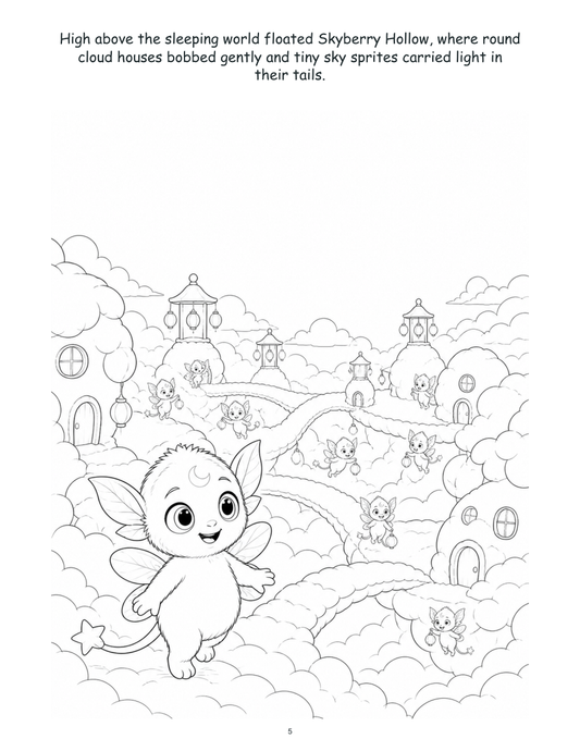 Lumi and the Rainbow Inside the Light - Digital Story-Color Book